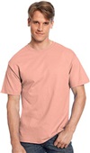 Hanes Mens Rib Crewneck Authentic-T T-Shirt 5250T CANDY ORANGE Primary
