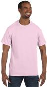 Hanes Mens Rib Crewneck Authentic-T T-Shirt 5250T PALE PINK Primary
