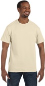 Hanes Mens Rib Crewneck Authentic-T T-Shirt 5250T NATURAL Primary
