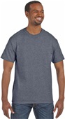 Hanes Mens Rib Crewneck Authentic-T T-Shirt 5250T CHARCOAL HEATHER Primary