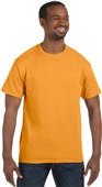 Hanes Mens Rib Crewneck Authentic-T T-Shirt 5250T GOLD Primary