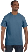 Hanes Mens Rib Crewneck Authentic-T T-Shirt 5250T DENIM BLUE Primary
