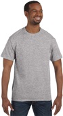 Hanes Mens Rib Crewneck Authentic-T T-Shirt 5250T LIGHT STEEL Primary