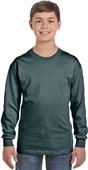 Hanes Youth Tagless Long-Sleeve T-Shirt BLACK Primary
