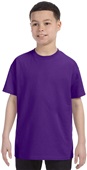 Hanes Youth 6.1 oz. Tagless T-Shirt PURPLE Primary