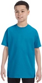 Hanes Youth 6.1 oz. Tagless T-Shirt TEAL Primary