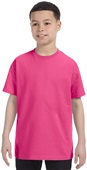 Hanes Youth 6.1 oz. Tagless T-Shirt WOW PINK Primary