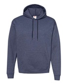 Hanes Unisex Ecosmart 50/50 Pullover Hoodie HEATHER NAVY Primary