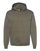 Hanes Unisex Ecosmart 50/50 Pullover Hoodie FATIGUE GREEN Primary