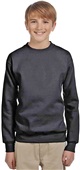 Hanes Youth ComfortBlend EcoSmart Fleece Crew BLACK Primary