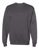 Hanes Unisex Ecosmart 50/50 Crewneck Sweatshirt CHARCOAL HEATHER Primary