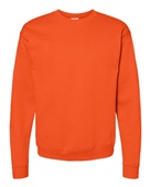 Hanes Unisex Ecosmart 50/50 Crewneck Sweatshirt ORANGE Primary