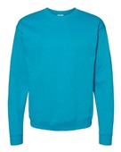 Hanes Unisex Ecosmart 50/50 Crewneck Sweatshirt TEAL Primary