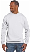 Hanes Unisex Ecosmart 50/50 Crewneck Sweatshirt WHITE Primary