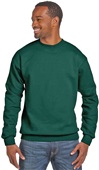 Hanes Unisex Ecosmart 50/50 Crewneck Sweatshirt DEEP FOREST Primary