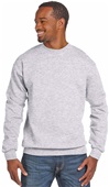 Hanes Unisex Ecosmart 50/50 Crewneck Sweatshirt ASH Primary