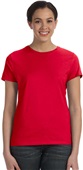 Hanes Ladies Ringspun Cotton nano-T T-Shirt DEEP RED Primary