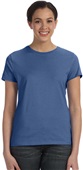 Hanes Ladies Ringspun Cotton nano-T T-Shirt NAVY Primary