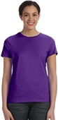 Hanes Ladies Ringspun Cotton nano-T T-Shirt PURPLE Primary