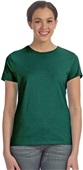 Hanes Ladies Ringspun Cotton nano-T T-Shirt DEEP FOREST Primary