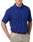 Blue Generation SS Teflon Treated Pique Polo Shirt