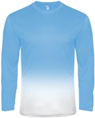 Badger Adult Youth Long Sleeve Ombre Tees