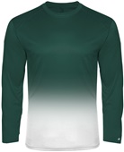 Badger Adult Youth Long Sleeve Ombre Tees