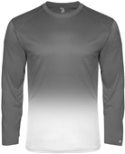 Badger Adult Youth Long Sleeve Ombre Tees