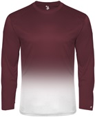 Badger Adult Youth Long Sleeve Ombre Tees