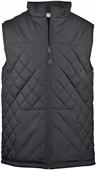 Badger Mens Loose Quilted Wind Vest (Black,Graphite,Navy,Red,Royal)