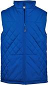 Badger Mens Loose Quilted Wind Vest (Black,Graphite,Navy,Red,Royal)