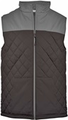 Badger Mens Colorblock Quilted Vest