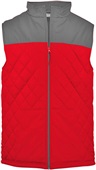 Badger Mens Colorblock Quilted Vest