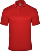 Badger Sport Mens C2 Mock Mesh Polo