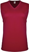 Badger Sport Womens C2 Sleeveless Tee MAROON Primary