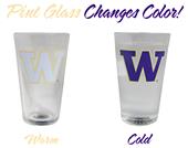 University of Washington ThermoC Logo Pint Glass University of Washington ThermoC Logo Pint Glass