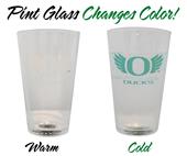 NCAA University of Oregon ThermoC Logo Pint Glass NCAA University of Oregon ThermoC Logo Pint Glass