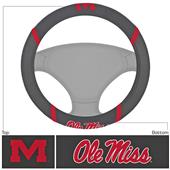 Fan Mats NCAA Ole Miss Steering Wheel Cover