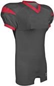 Champro Adult Youth Backer Football Jersey BLACK/SCARLET Primary