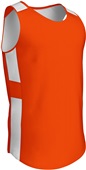 Champro Crossover Reversible Basketball Jersey Outside: ORANGE/WHITE, Inside: WHITE/ORANGE Primary