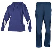 Womens Long Sleeve Hoodie & Warmup Pants KIT Womens Long Sleeve Hoodie & Warmup Pants KIT