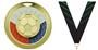 GOLD MEDAL/PHOENIX GREEN NECK RIBBON