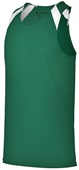 Augusta Adult/Youth Overspeed Track Jersey DARK GREEN/WHITE Primary