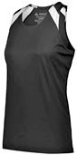 Augusta Ladies Overspeed Track Jersey BLACK/WHITE Primary