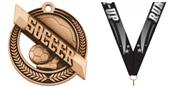 Hasty Award Wreath 2" Soccer Medal