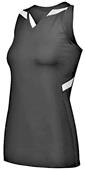 Holloway Ladies PR Max Compression Track Jersey BLACK/WHITE Primary