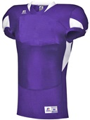 Russell Adult Waist Length Football Jersey S81XCM PURPLE/WHITE Primary