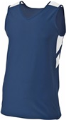A4 Mens Youth Fast Break Game Basketball Jersey NAVY/WHITE Primary