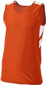 A4 Mens Youth Fast Break Game Basketball Jersey ORANGE/WHITE Primary