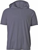 A4 Mens Cooling Performance Short Sleeve Hood Tee